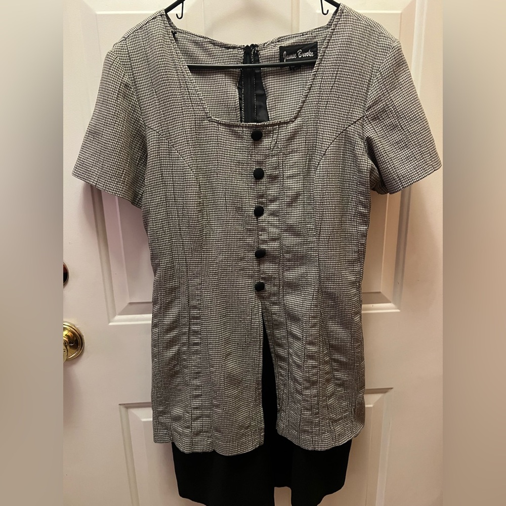 Classic Black and Gray Jumpsuit